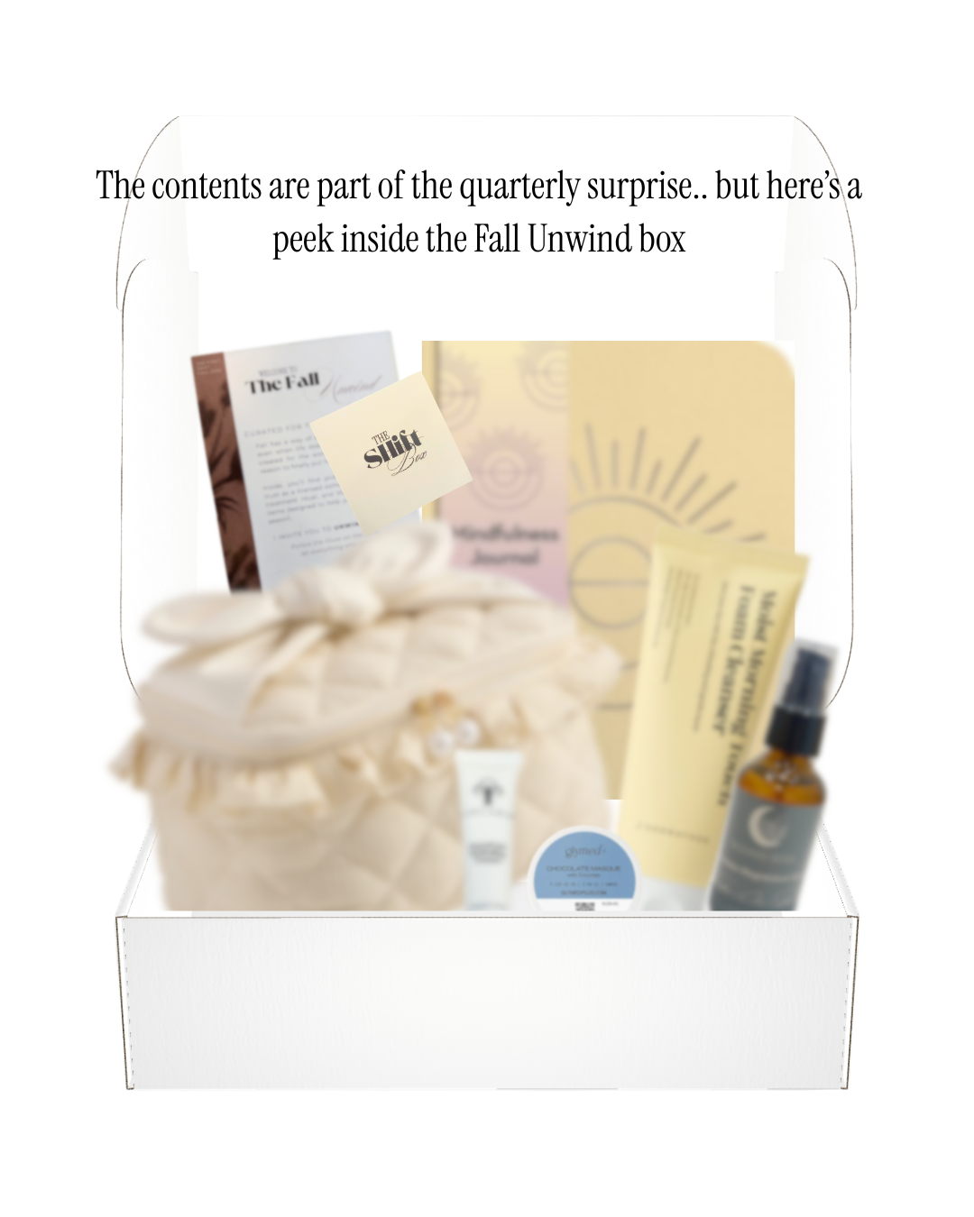 The current Fall: UNWIND Shift Box collection
