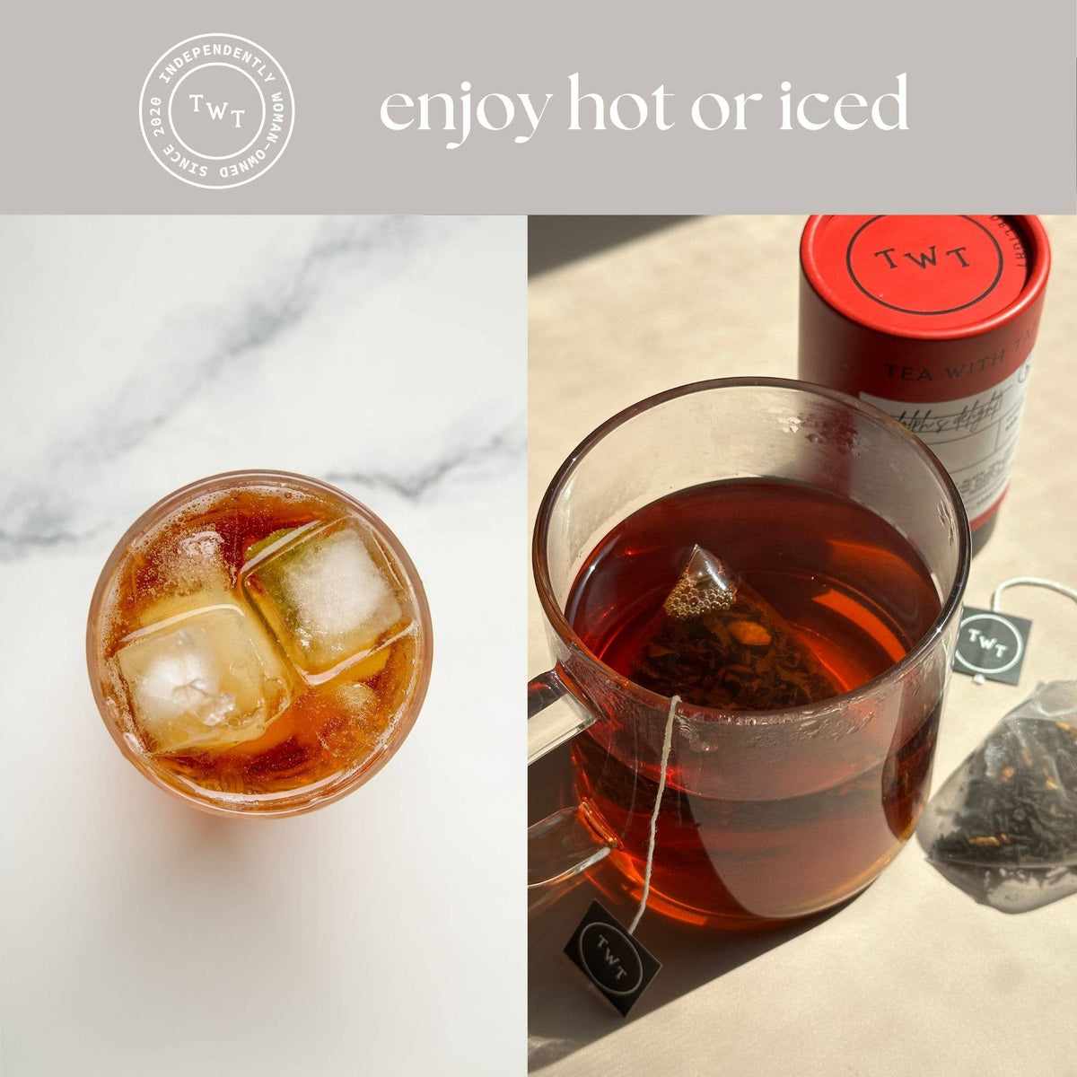 Dasher's Delight Holiday Mini Tube Gift (5 tea bags)
